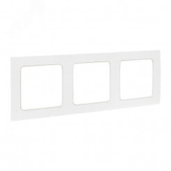 Стокгольм Рамка 3-местная белая Стокгольм Рамка 3-местная белая