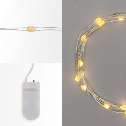 Гирлянда Роса с крупными каплями 2 м, 20 LED, теплое белое свечение, 2хCR2032 в комплекте Гирлянда Роса с крупными каплями 2 м, 20 LED, теплое белое свечение, 2хCR2032 в комплекте
