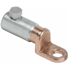 Медно-алюминиевый механический наконечник со срывными болтами АММН 10-35 до 1 кВ Медно-алюминиевый механический наконечник со срывными болтами АММН 10-35 до 1 кВ