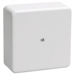 Коробка распаячная КМ для открытой проводки 75х75х28мм белая Коробка распаячная КМ для открытой проводки 75х75х28мм белая