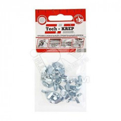 Гайка DIN315 М6 барашковая оцинкованная (16 шт)