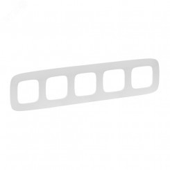 Valena ALLURE Рамка 5 постов жемчуг универсальная