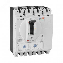 Выключатель автоматический OptiMat T160L TM 160A 3P Выключатель автоматический OptiMat T160L TM 160A 3P