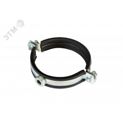 Хомут трубный с рез.профилем (32-35мм) 1' M8 оцинкованный Хомут трубный с рез.профилем (32-35мм) 1' M8 оцинкованный