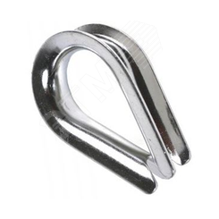 Коуш стальной оцинкованный под трос D4 Коуш стальной оцинкованный под трос D4