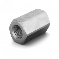 Гайка М8 DIN 6334 соединительная, класс прочности 6, гальван. цинк Гайка М8 DIN 6334 соединительная, класс прочности 6, гальван. цинк