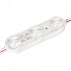 Модуль герметичный ARL-ORION-R10-12V Cool (2835, 3 LED, 170 deg) (ARL, Закрытый)