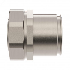 Муфта металлорукав DN=40-жесткая труба D=40мм IP66/IP67 никелированная латунь