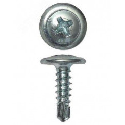 Саморез с пресс-шайбой 4.2x76 со сверлом Саморез с пресс-шайбой 4.2x76 со сверлом