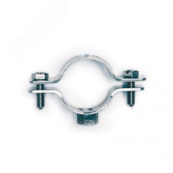 Хомут трубный  (18-24 мм) М8 оцинкованная сталь