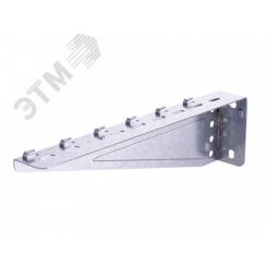 Консоль легкая для проволочного лотка основанием 300 мм