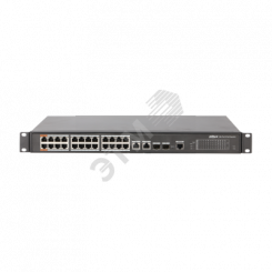 Коммутатор управляемый L2 24 порта RJ45/Combo 10 100 1000 Мб/с PoE 240Вт