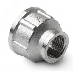 Муфта латунная резьбовая переходная, В 3/4X1/2