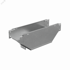 Т-ответвитель переходник 100х200-500 мм верт. c разворотом трассы на 90 гр. ПЛЮС (нижняя часть больше исходной)