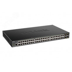 Коммутатор управляемый L2 52 порта  RJ45/SFP 10 100 1000 10000 (10G) Мб/с PoE 370Вт