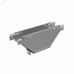 Т-ответвитель переходник 50х200-400 мм верт. c разворотом трассы на 90 гр. ПЛЮС (нижняя часть больше исходной) HD