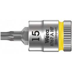 Головка торцевая 8767 A HF TORX Zyklop со вставкой DR 1/4 с функцией фиксации крепежа TX 15X28 мм