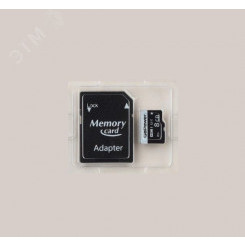 Карта памяти 8GB MicroSD, SDXC, V10, U1, 1 МБ/с,  Class 10, с адаптером