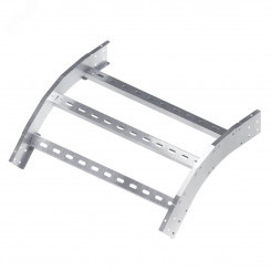 Угол лестничный вертикальный внешний 45 градусов 80х300, R600, цинк-ламельный Угол лестничный вертикальный внешний 45 градусов 80х300, R600, цинк-ламельный