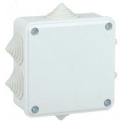 Коробка расп. КМ для о/п 100х100х45мм IP44 6 вв. белая Коробка расп. КМ для о/п 100х100х45мм IP44 6 вв. белая