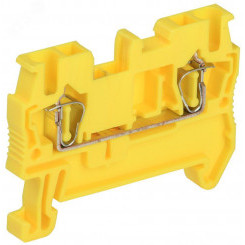 Клемма пружинная КПИ 2в-2,5 31А желтый Клемма пружинная КПИ 2в-2,5 31А желтый