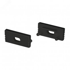 Заглушка SL-SLIM-H7 BLACK с отверстием (, Пластик)