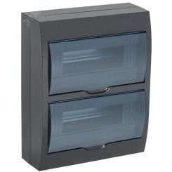 Корпус модульный пл. нав. ЩРН-П-24 черный IP41 Корпус модульный пл. нав. ЩРН-П-24 черный IP41