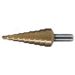 Сверло ступенчатое HSS-TiN с прямым желобком, 4-32x102, 6 мм