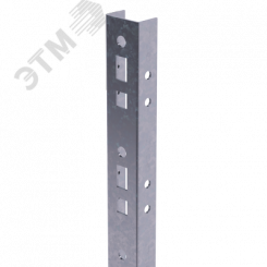 Профиль прямолинейный, L750, толщина2,5 мм, на 6 рожков, цинк-ламель