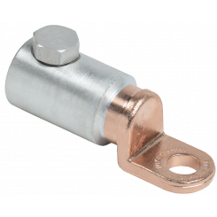 Медно-алюминиевый механический наконечник со срывными болтами АММН 120-185 до 1 кВ