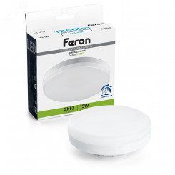 Лампа светодиодная LED 15вт GX53 дневной таблетка диммируемая