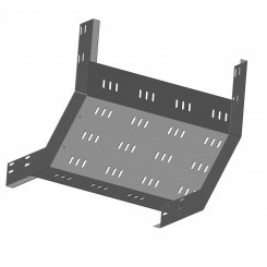 Лоток перфорированный КП 500х65-90 УХЛ1 для поворота трассы вверх на 90 оцинкованный лист (толщина покрытия 10 -18 мкм) S1.5