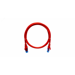 Патч-корд U/UTP 4 пары Cat 6 2хRJ45/8P8C T568B 7х0205мм LSZH красный 0.5м
