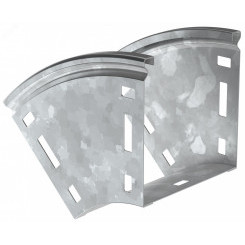 Поворот плавн. 45град тип В20 ESCA 100х100мм HDZ