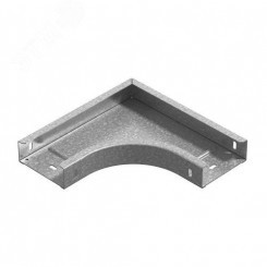 Угол горизонтальный 90 град. к лотку ПЛК 100х85, толщ. 1,5 мм, Сендзимир цинк Угол горизонтальный 90 град. к лотку ПЛК 100х85, толщ. 1,5 мм, Сендзимир цинк
