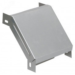 Поворот на 90град. вертикальный внешний 100х100 горячеоцинкованный Поворот на 90град. вертикальный внешний 100х100 горячеоцинкованный