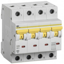 Выключатель автоматический ВА47-60M 4Р 20А 6кА D