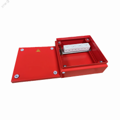 Коробка распределительная огнестойкая КРОПС-ST5, IP55, габаритные размеры 150х150х80 мм, для кабелей сечением до 4 мм2, 4 клеммы