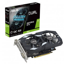 Видеокарта DUAL-GTX1650-O4GD6-P-EVO, NVIDIA GeForce GTX 1650, 4 ГБ GDDR6, PCI-Express 3.0