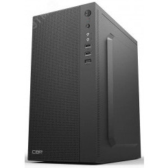 Корпус для ПК mATX Minitower MX08, без БП, 2хUSB 2.0, HD Audio+Mic, черный