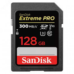 Карта памяти 128GB SD Extreme Pro UHS II, SDXC, 180 МБ/с, Class 10