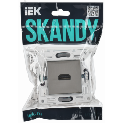 SKANDY Розетка HDMI SK-H01N никель IEK