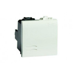 Переключатель 1-кл. 2мод. Brava 16А IP20 бел. DKC 76012B Переключатель 1-кл. 2мод. Brava 16А IP20 бел. DKC 76012B