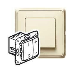 Механизм светорегулятора кнопочного СП Cariva 500Вт сл. кость Leg 773715