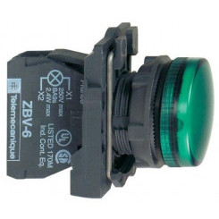 Лампа светосигнальная d22мм 230-240В зел. SchE XB5AVM3 Лампа светосигнальная d22мм 230-240В зел. SchE XB5AVM3