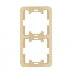 Рамка 2-м Mimoza верт. крем Makel 32032