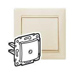 Розетка телевизионная оконечная TV СП Valena 10дБ механизм сл. кость (DIY-упак.) Leg 695617 Розетка телевизионная оконечная TV СП Valena 10дБ механизм сл. кость (DIY-упак.) Leg 695617