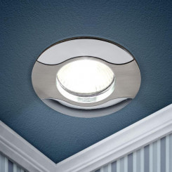 Светильник точечный KL18 SN/CH 50Вт MR16 12В литой "волна" сатин никель/хром. ЭРА C0043698 Светильник точечный KL18 SN/CH 50Вт MR16 12В литой "волна" сатин никель/хром. ЭРА C0043698