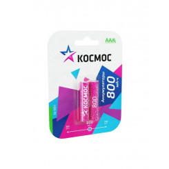 Аккумулятор AAA/R03 800мА.ч Ni-MH (блист.2шт) КОСМОС KOCR03NIMH(800MAH) Аккумулятор AAA/R03 800мА.ч Ni-MH (блист.2шт) КОСМОС KOCR03NIMH(800MAH)