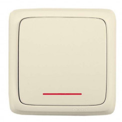 Переключатель 1-кл. ОП Альфа 10А IP20 с индикацией сл. кость HEGEL ВА10-162-01 Переключатель 1-кл. ОП Альфа 10А IP20 с индикацией сл. кость HEGEL ВА10-162-01